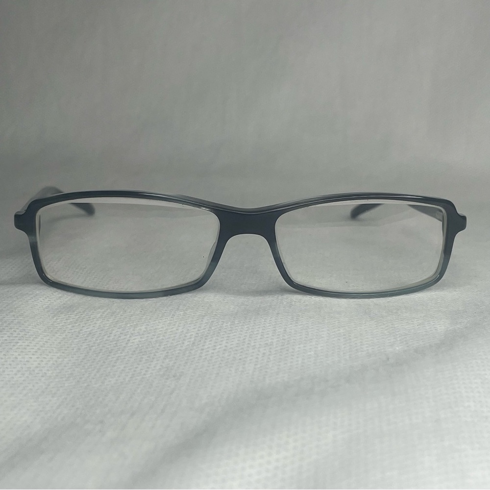 Giorgio Armani Ga2 Luxury Eyeglasses Frame Only Blue Tortoise Rectangle 130 Wt1 View 2